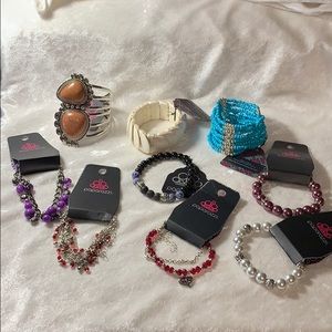 Set of 9 bracelets